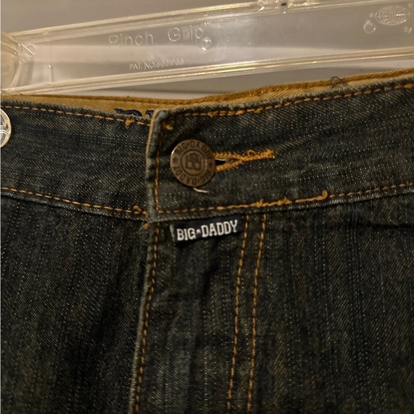 Y2K Big Daddy Black Jeans(Southpole Style) Men’s Size 44/30 - Picture 4 of 8